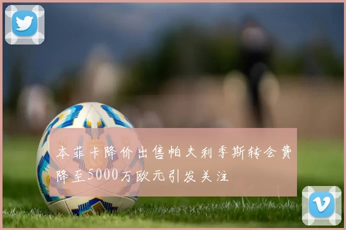 本菲卡降价出售帕夫利季斯转会费降至5000万欧元引发关注